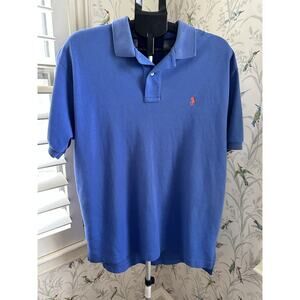 Polo Ralph Lauren Men’s Polo Shirt Blue Pony Preppy Size Large